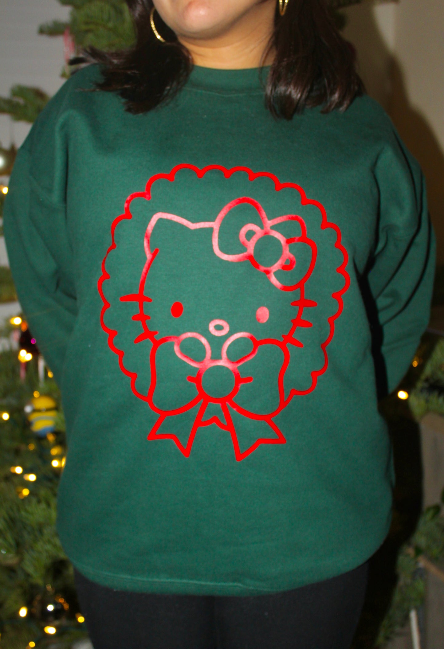 Hello Kitty Wreath Crewneck