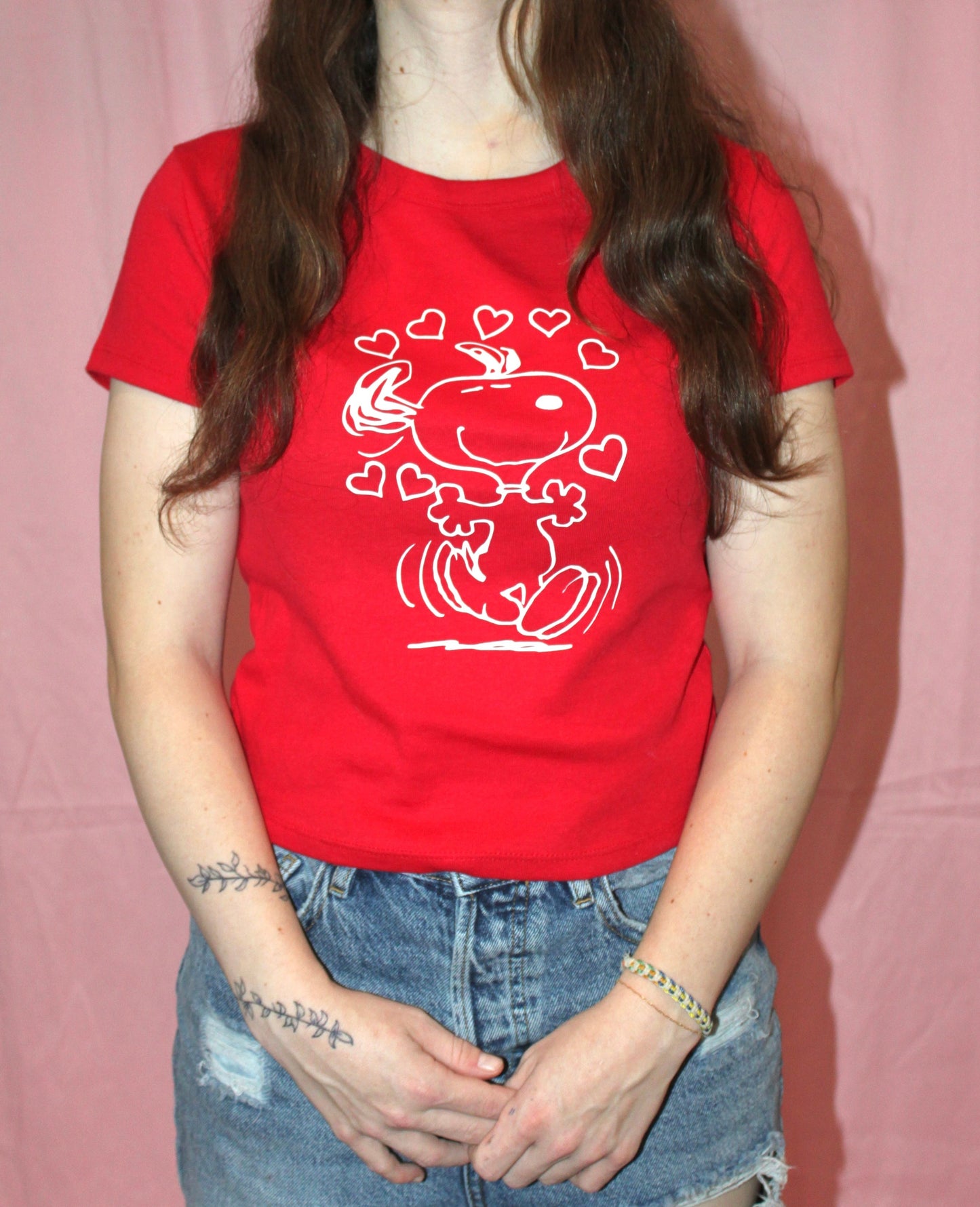 Love Is In the Air Snoopy Custom Crewneck