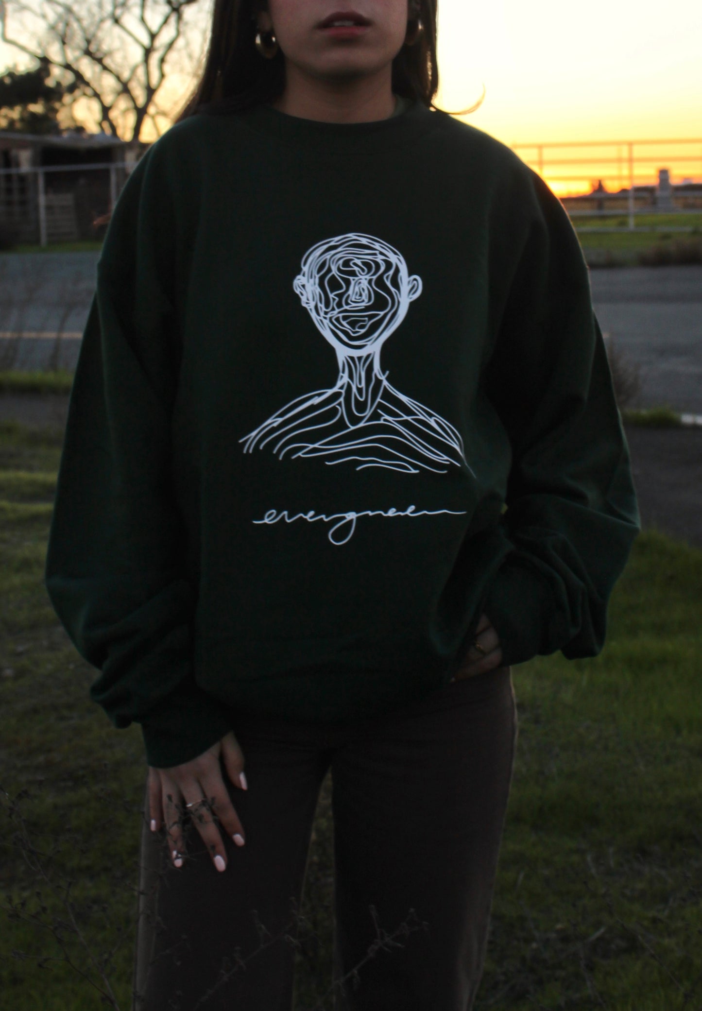 Evergreen Crewneck