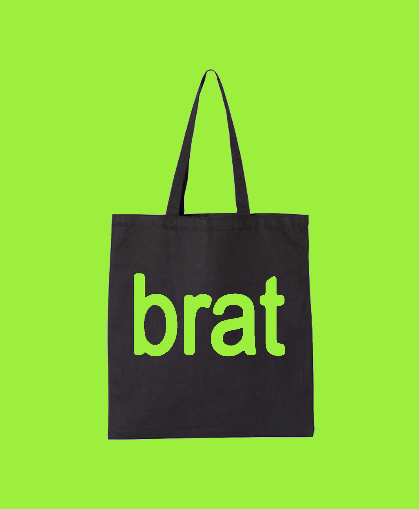 brat custom tote bag