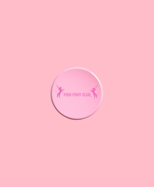 Pink Pony Club Button