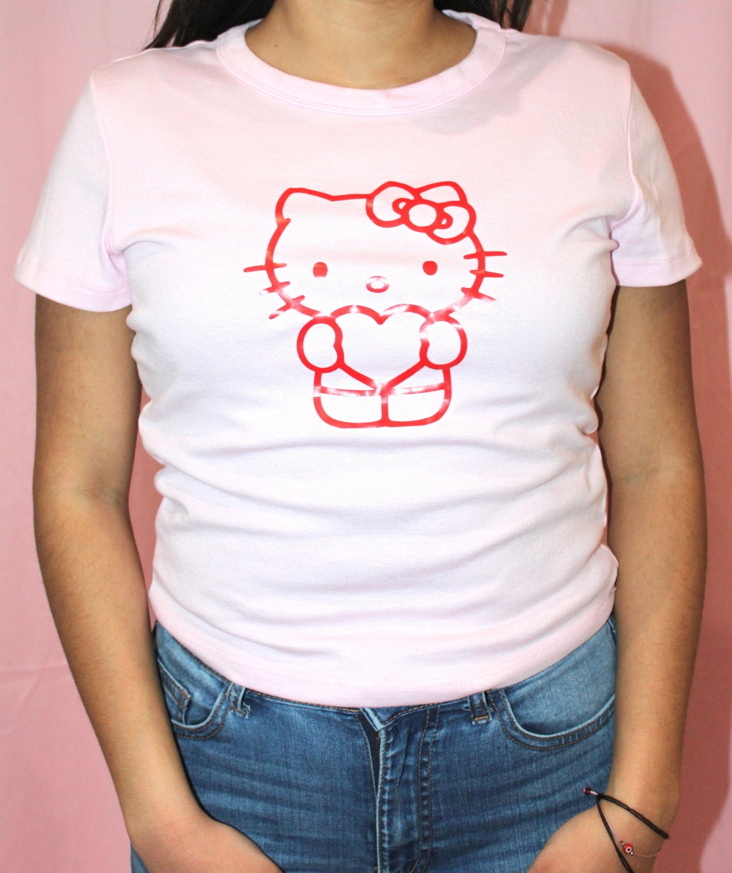 Hello Kitty With Love Custom Crewneck