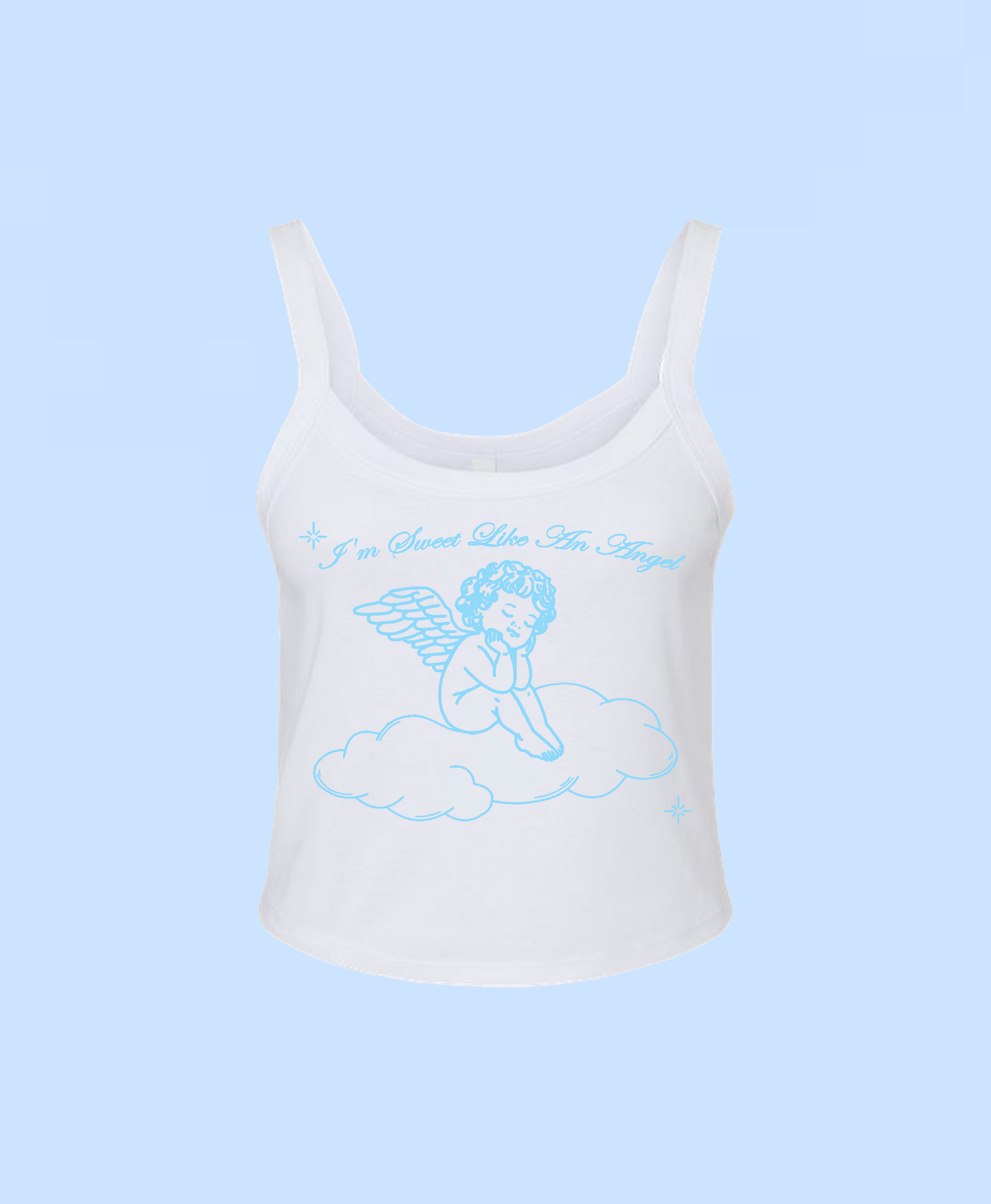 I'm Sweet Like An Angel Baby Tee Tank Top