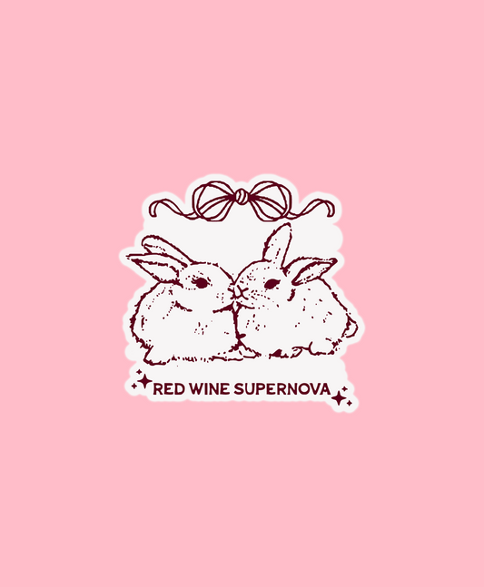 Red Wine Supernova Sticker