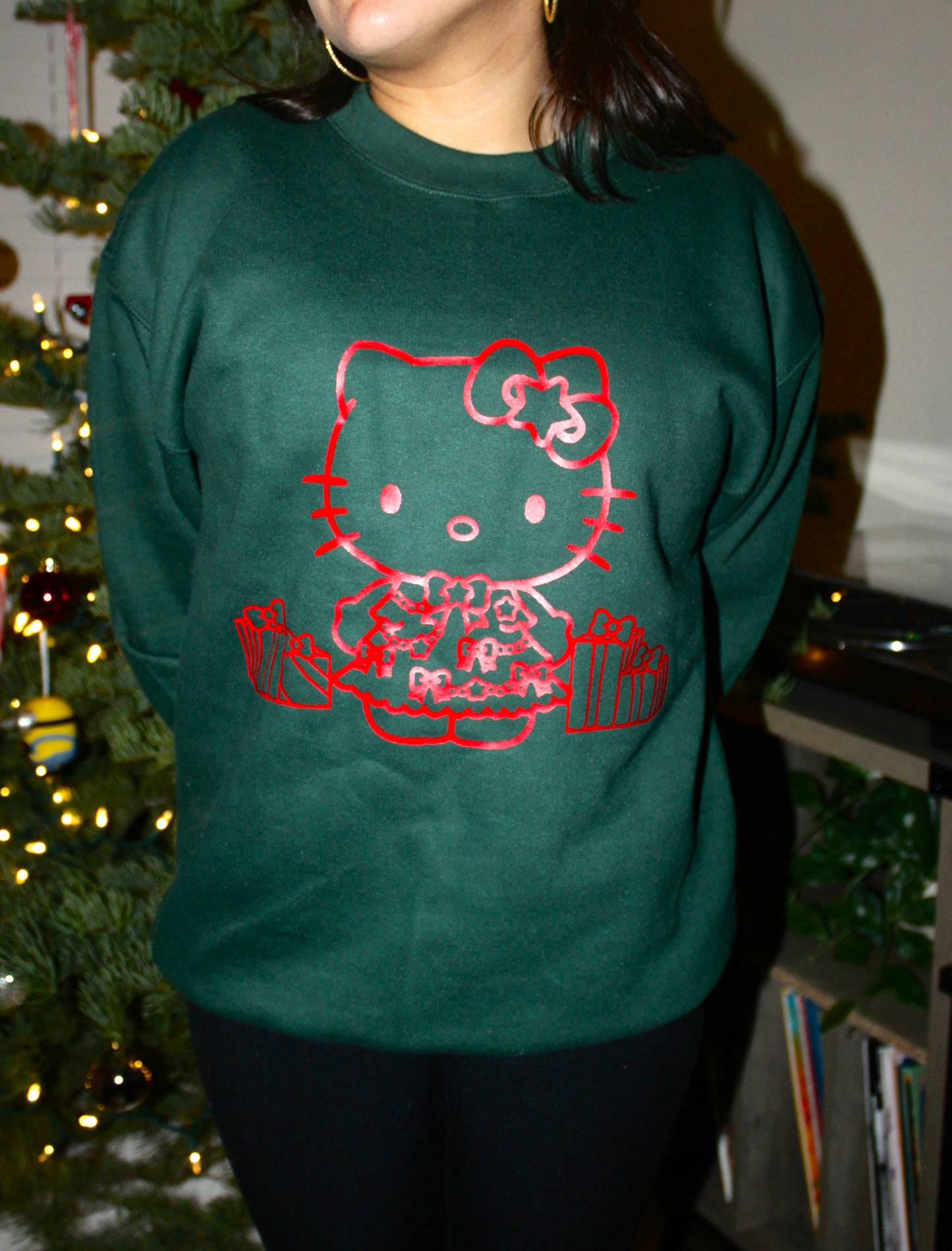 Hello Kitty Christmas Tree Crewneck