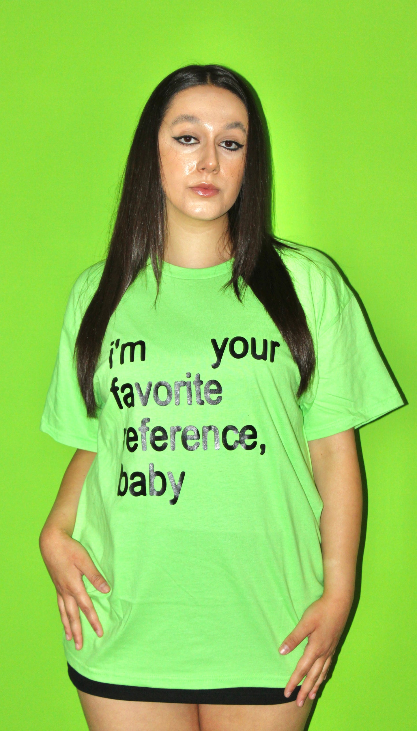 i'm your favorite reference, baby t-shirt