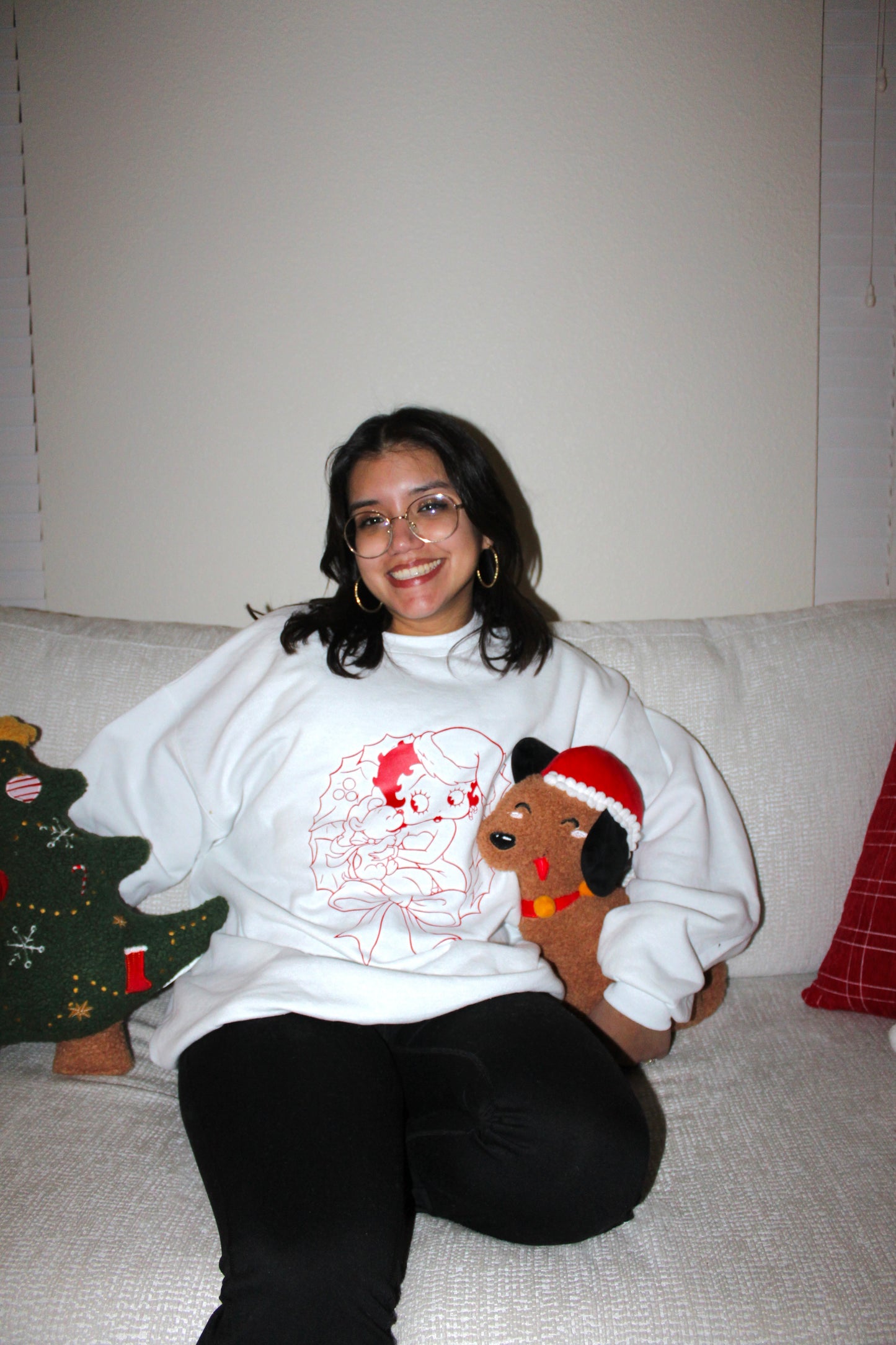 Betty Boop Wreath Crewneck