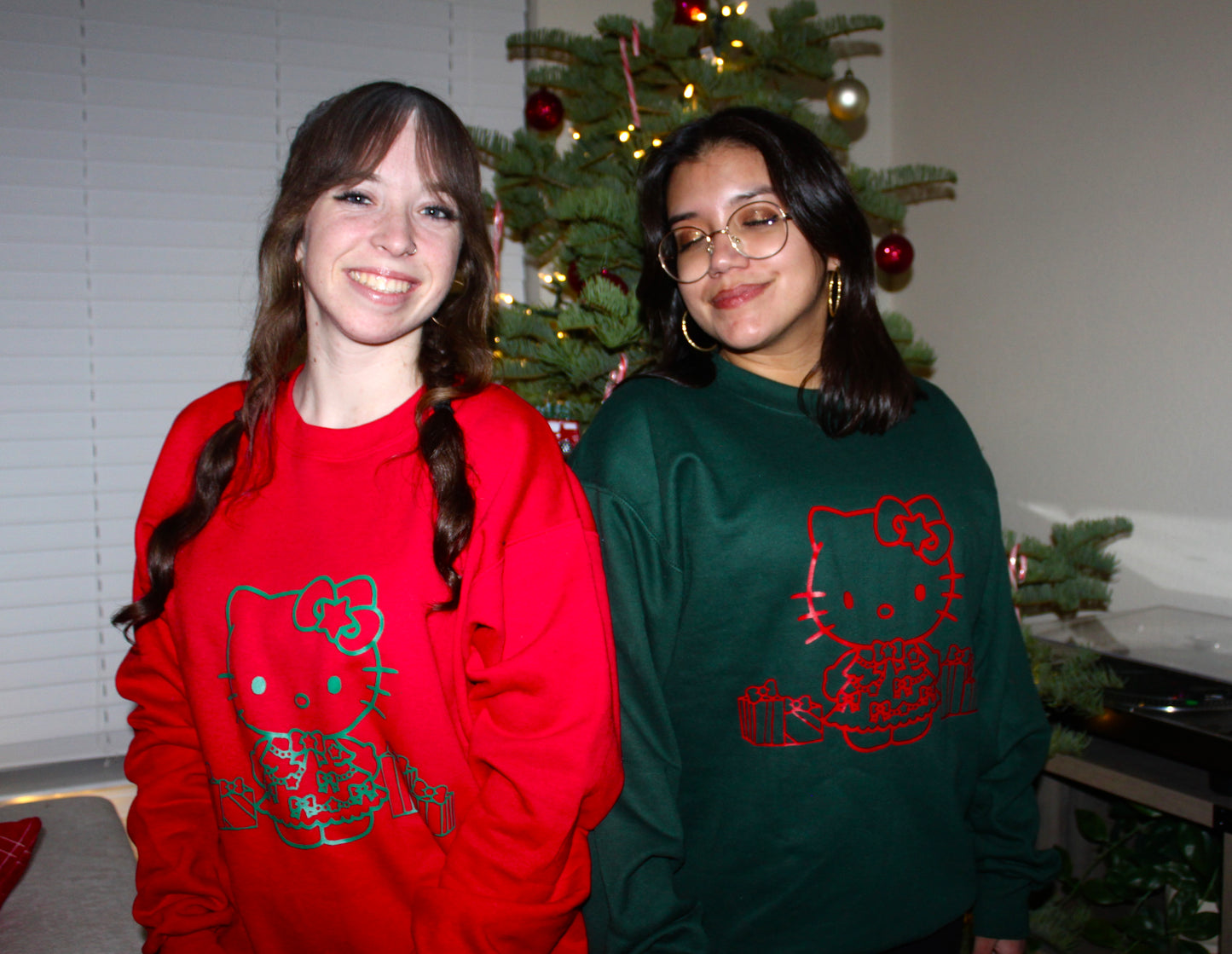 Hello Kitty Christmas Tree Crewneck