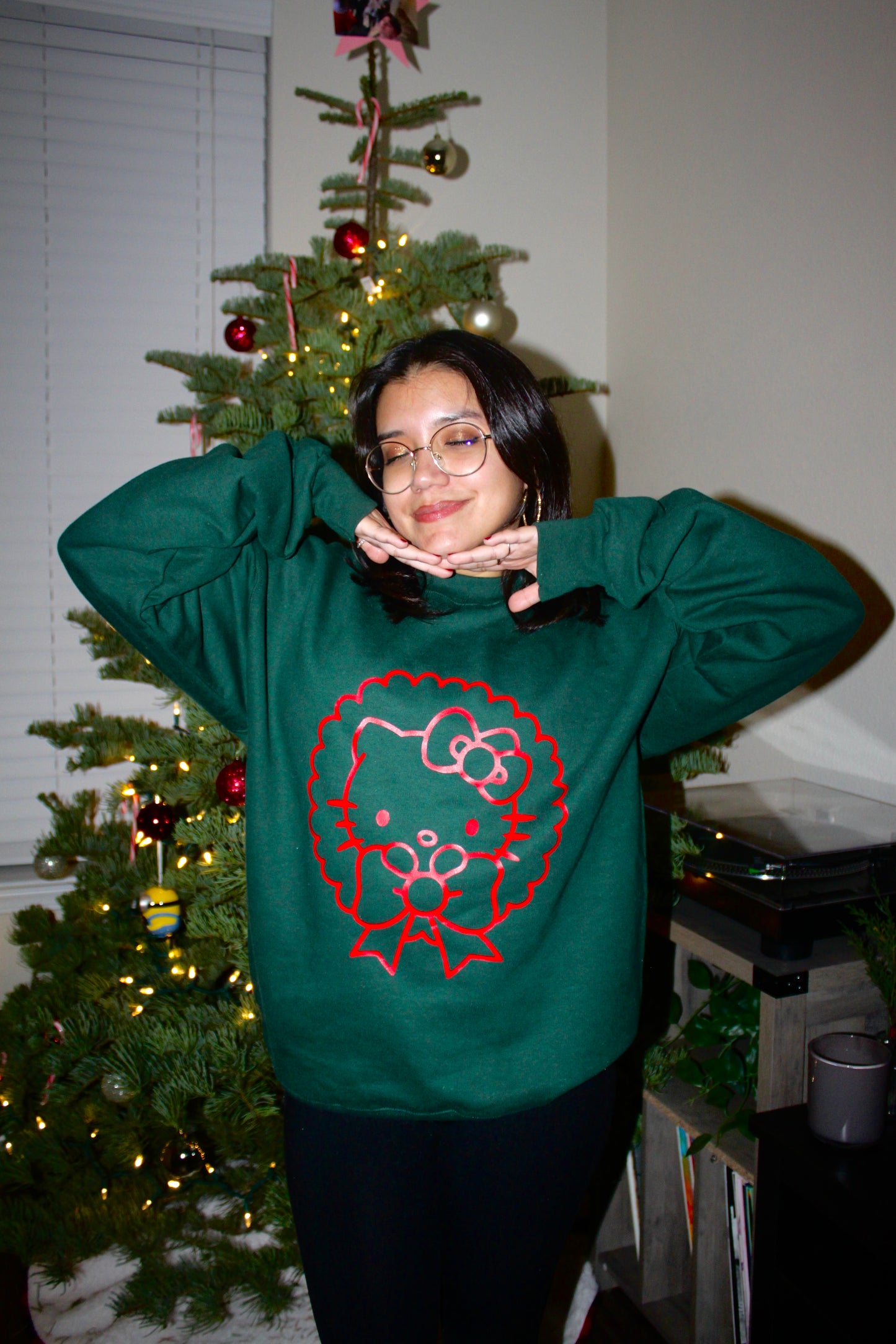 Hello Kitty Wreath Crewneck