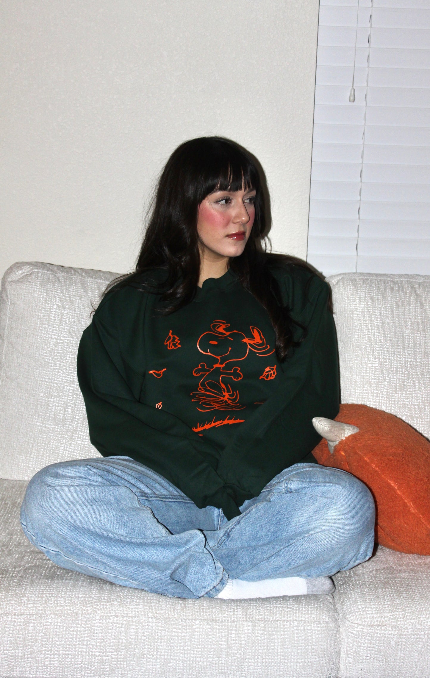 Dancing with Fall Snoopy Crewneck