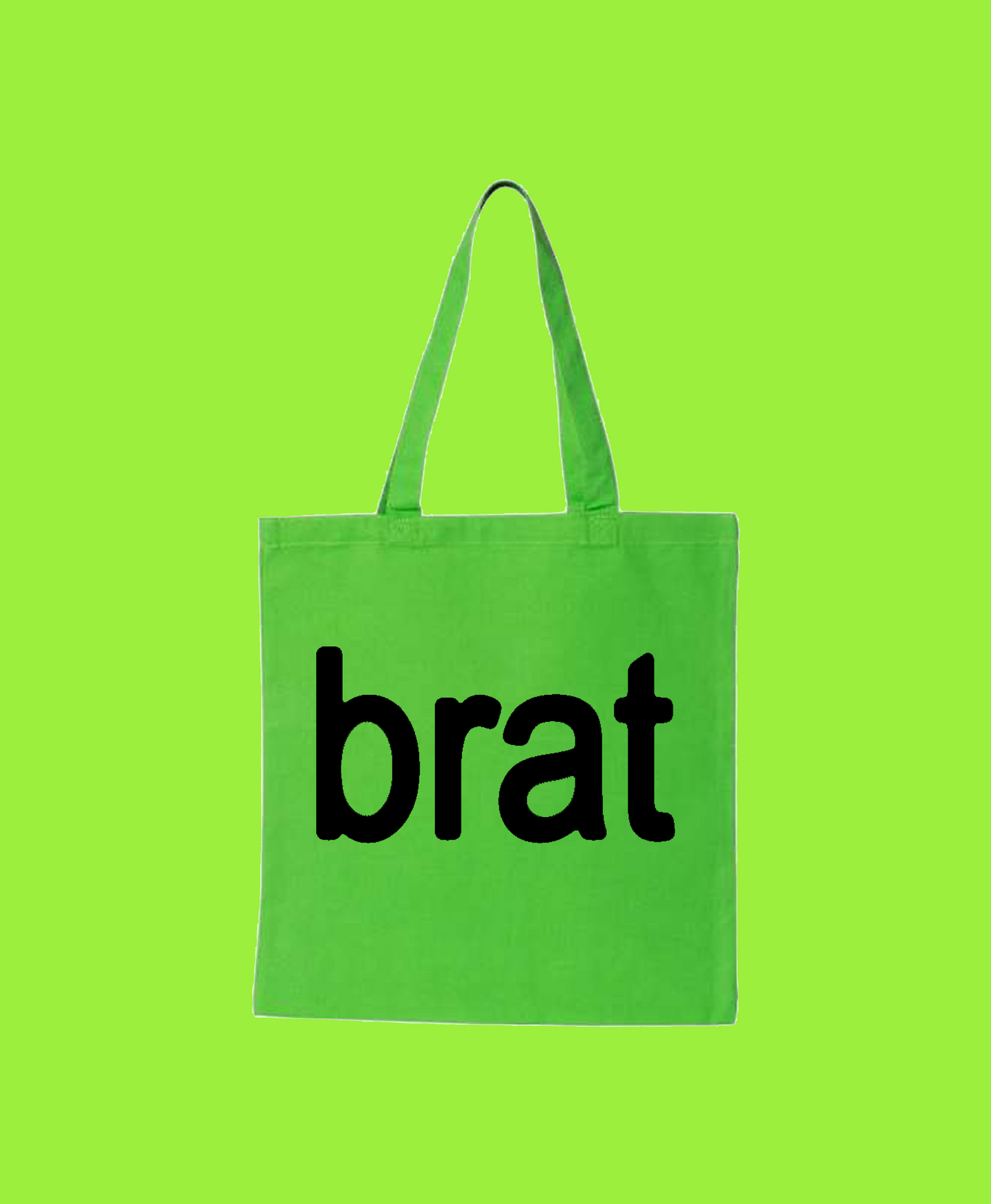 brat custom tote bag