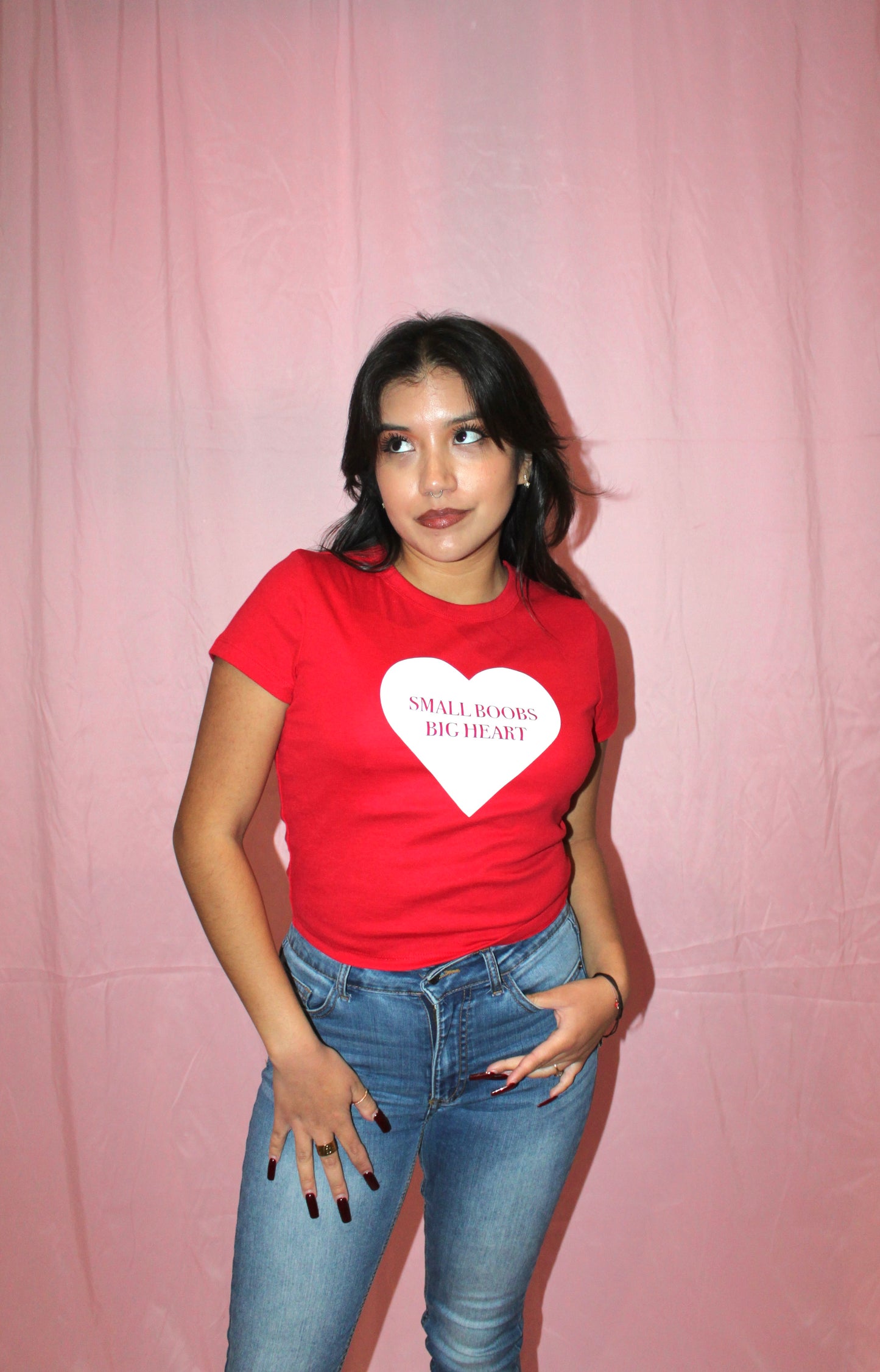 Small/Big Boobs, Big Heart T-Shirt