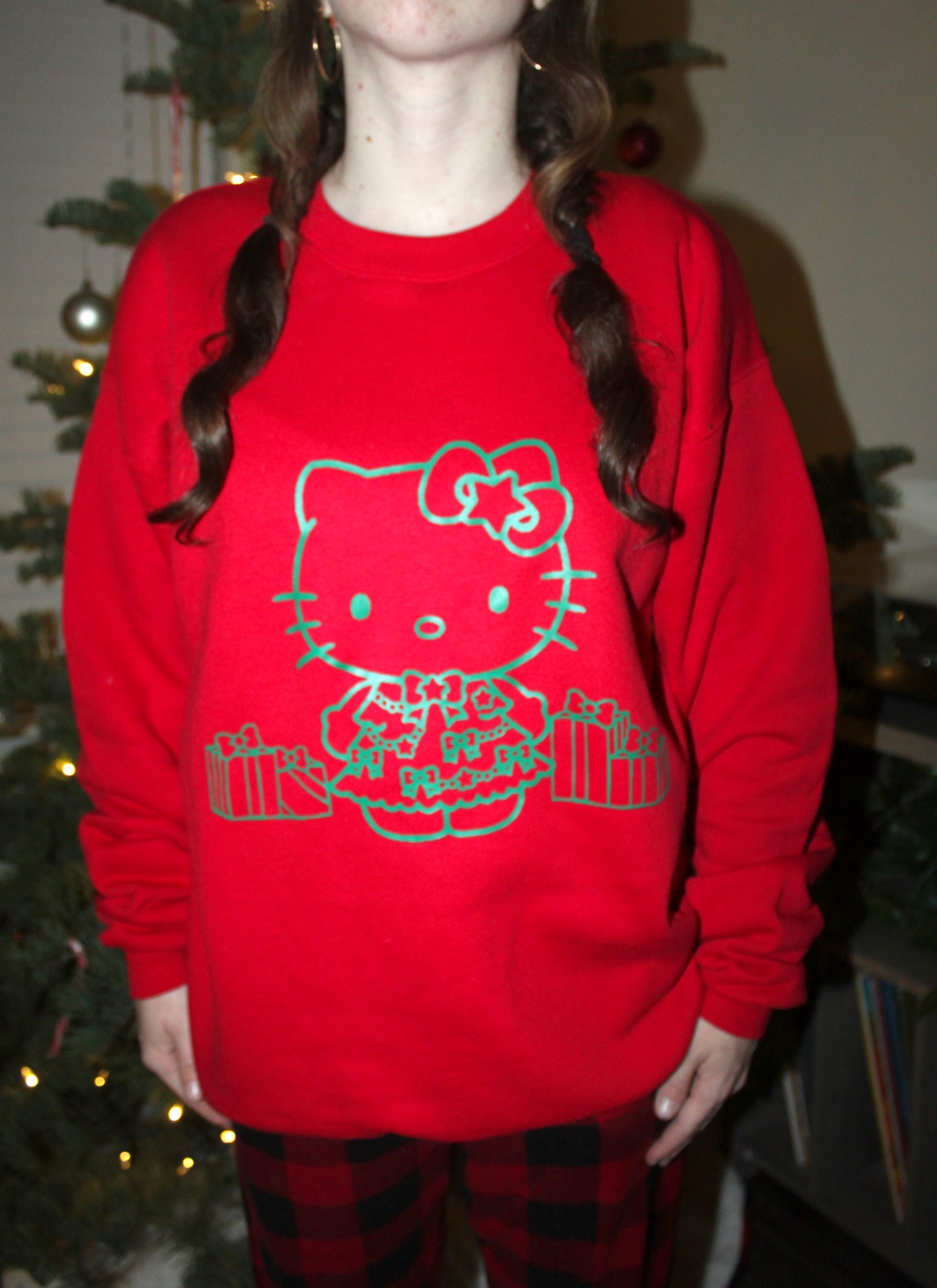 Hello Kitty Christmas Tree Crewneck