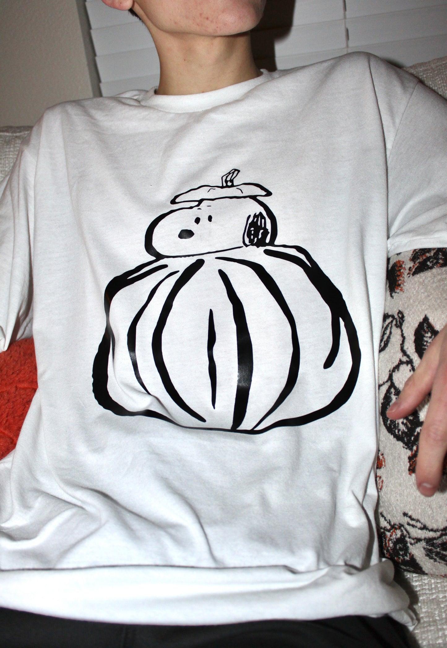 Pumpkin Snoopy Long Sleeve T-Shirt