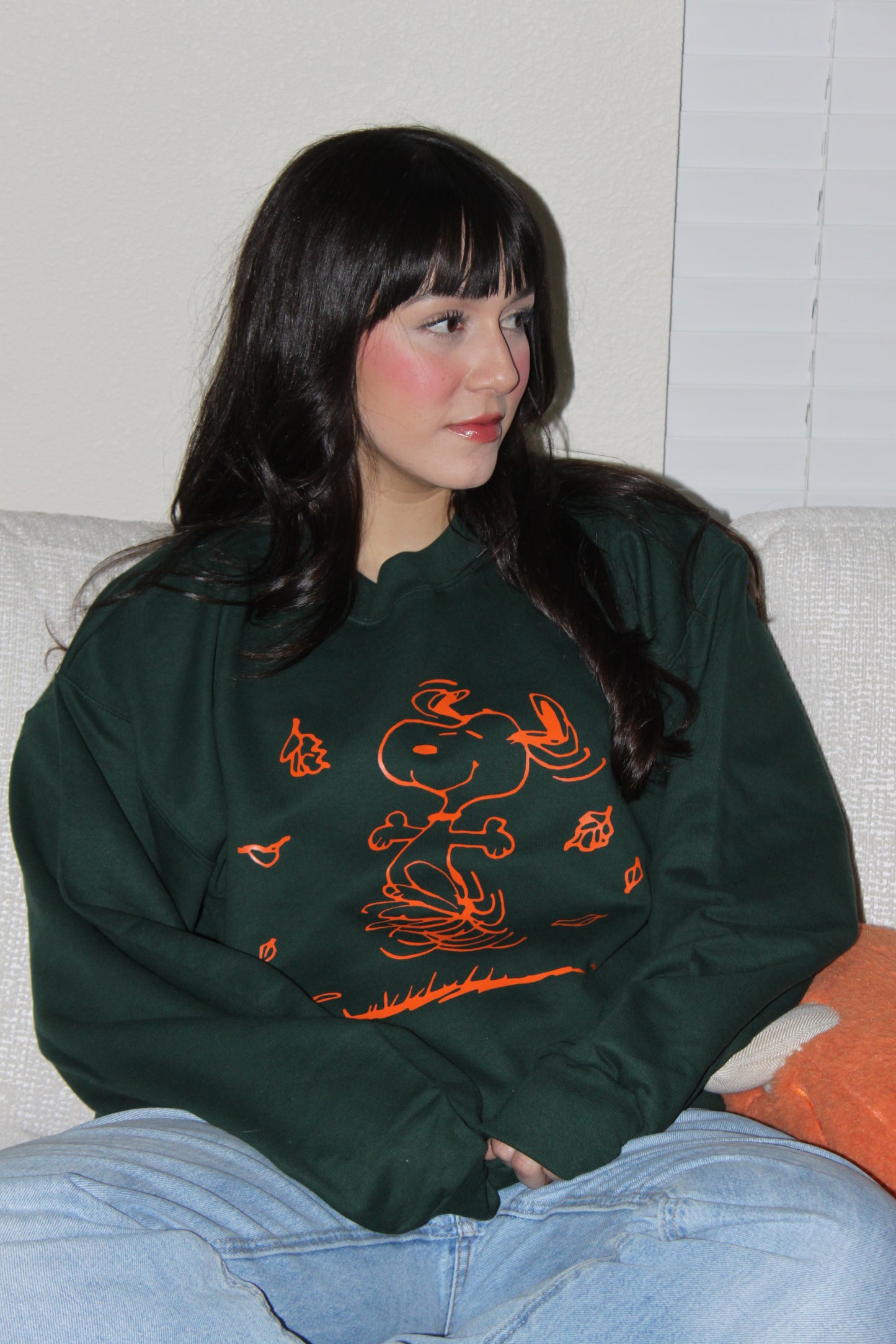 Dancing with Fall Snoopy Crewneck