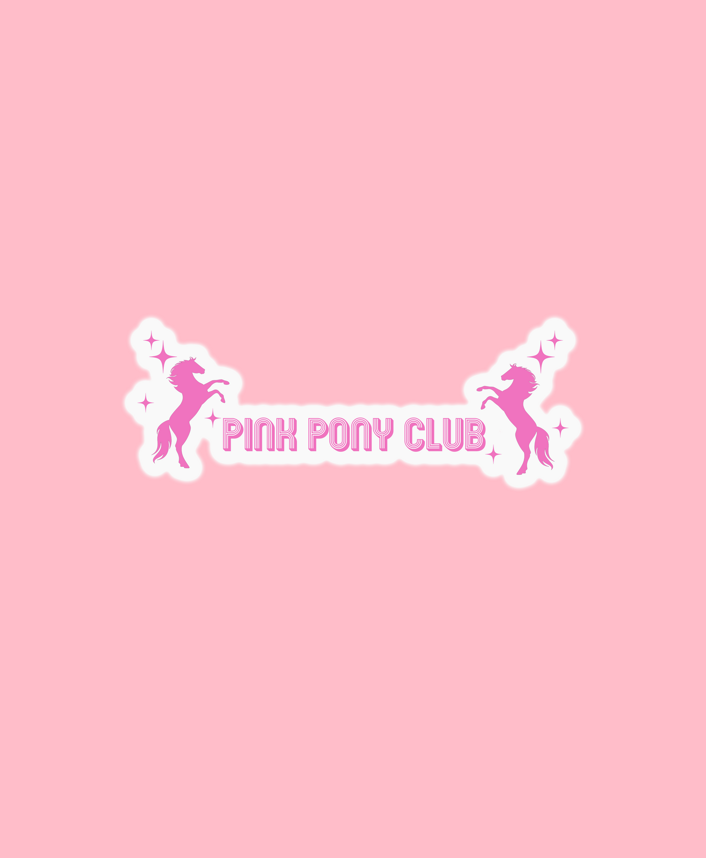 Pink Pony Club Sticker