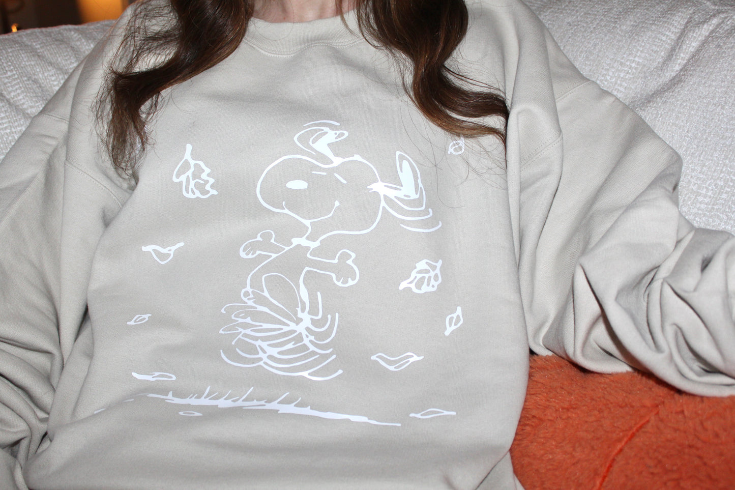 Dancing with Fall Snoopy Crewneck