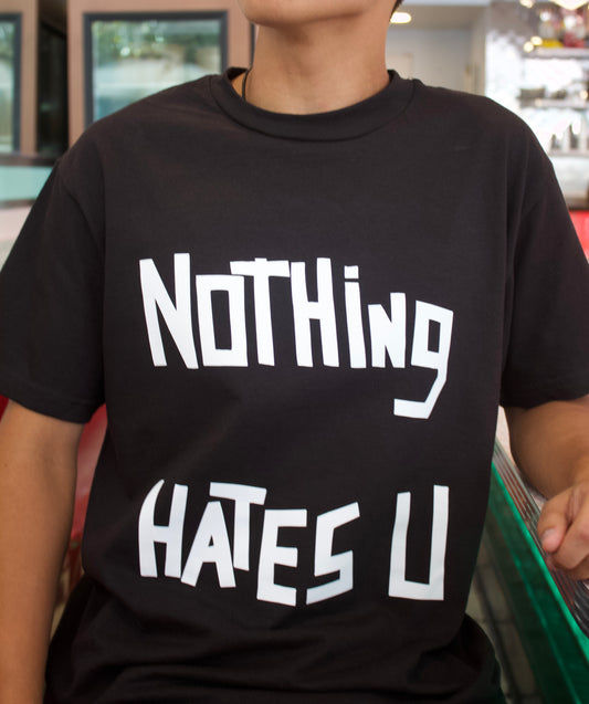 Nothing Hates U Black T-Shirt