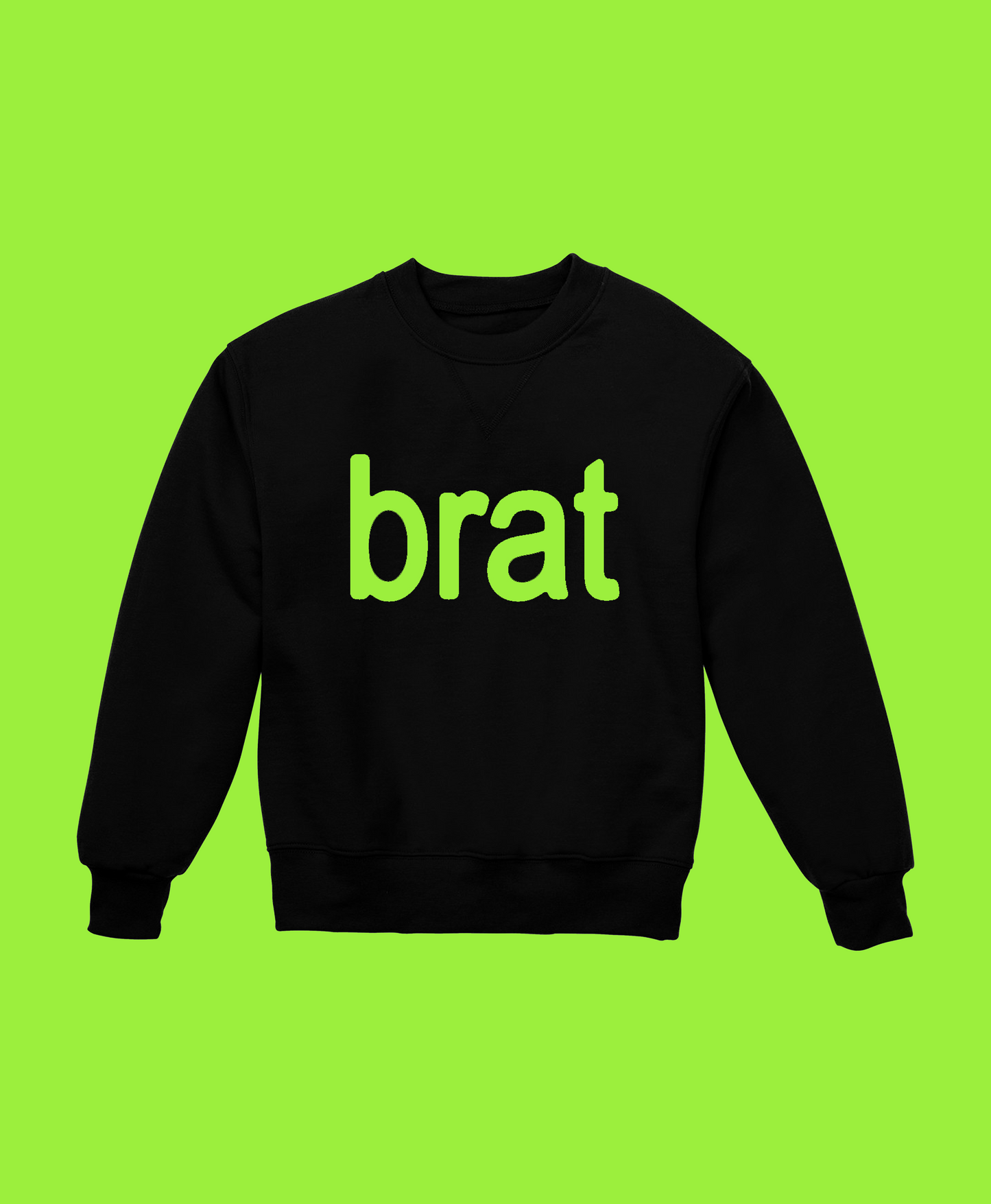 brat custom crewneck