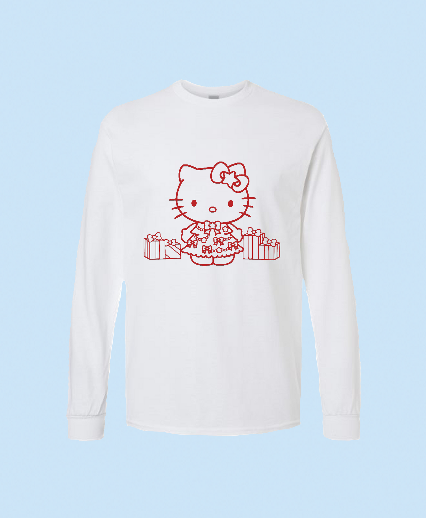 Hello Kitty Christmas Tree Unisex Long Sleeve