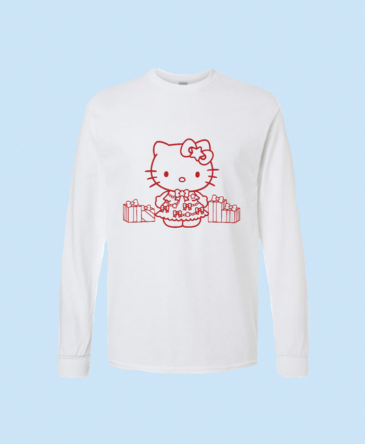 Hello Kitty Christmas Tree Unisex Long Sleeve