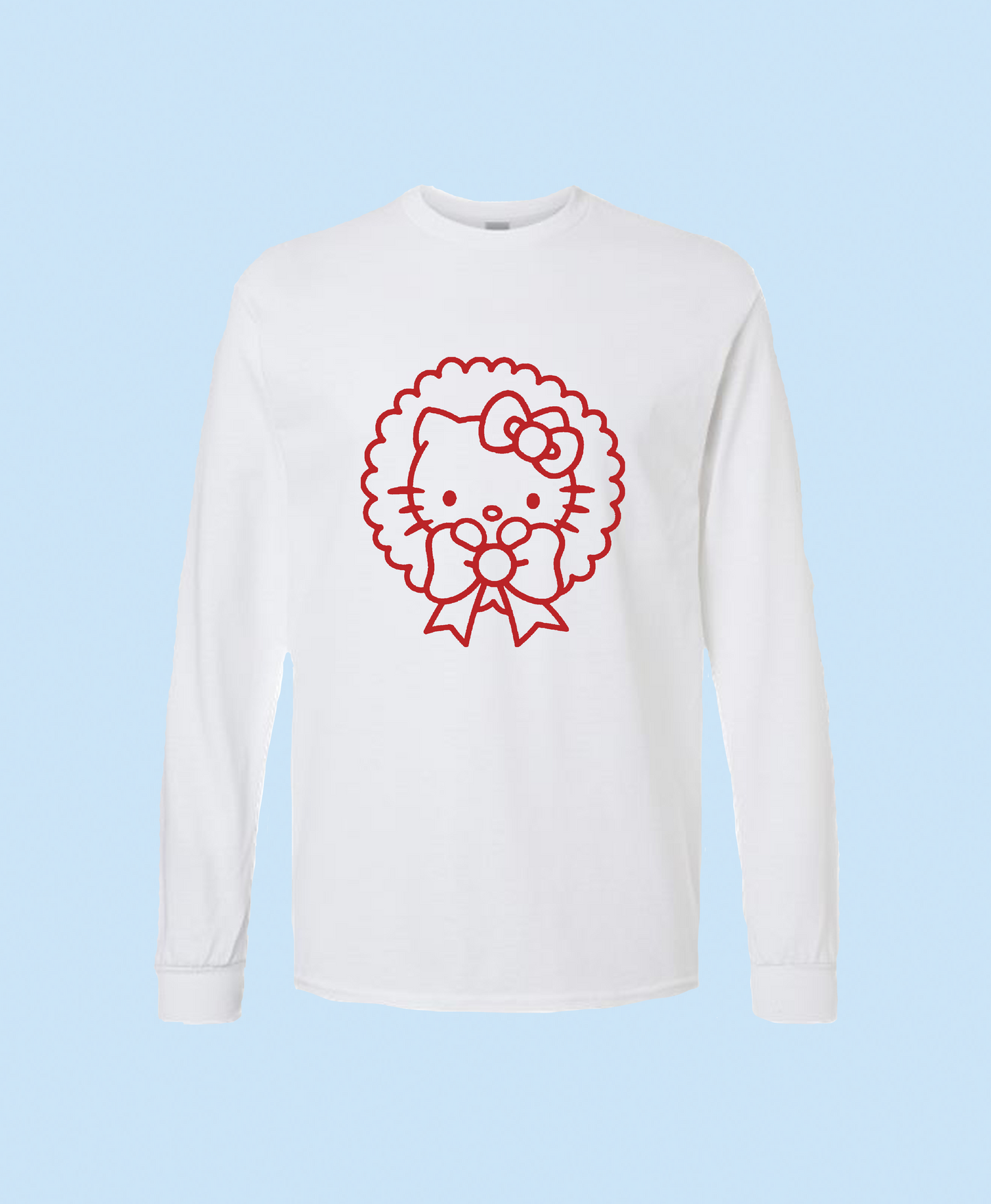 Hello Kitty Wreath Unisex Long Sleeve