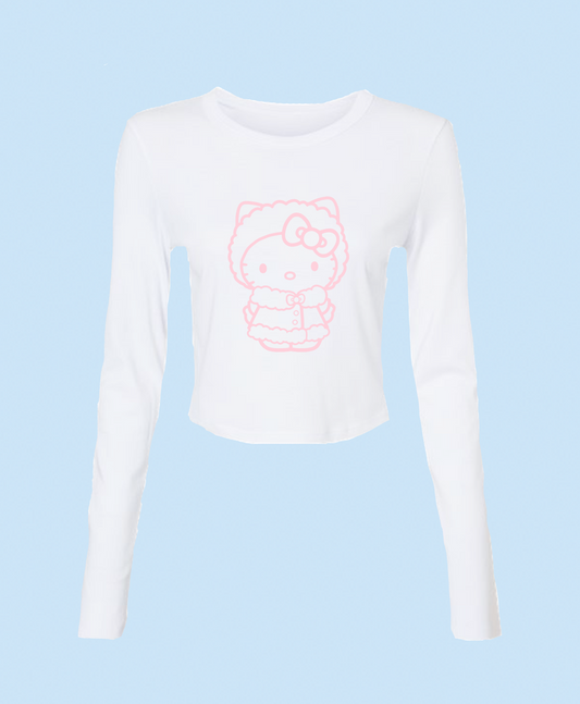 Puffer Hello Kitty Baby Tee Long Sleeve