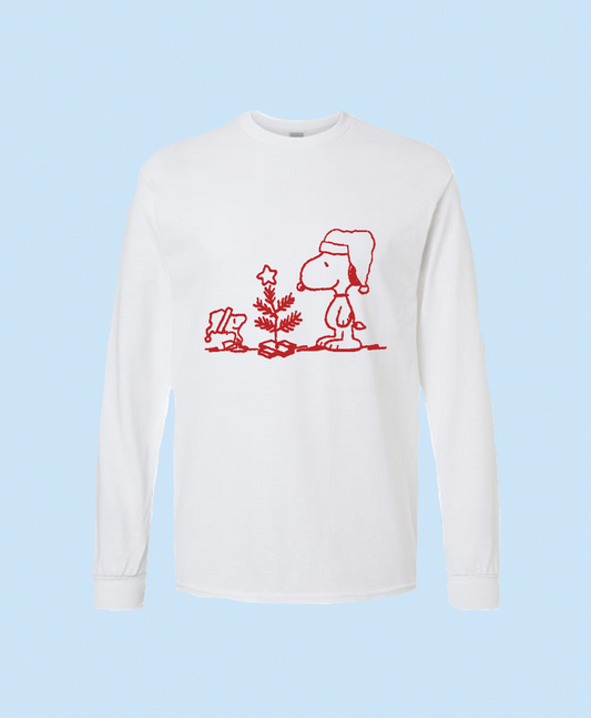 Christmas Snoopy & Woodstock Unisex Long Sleeve