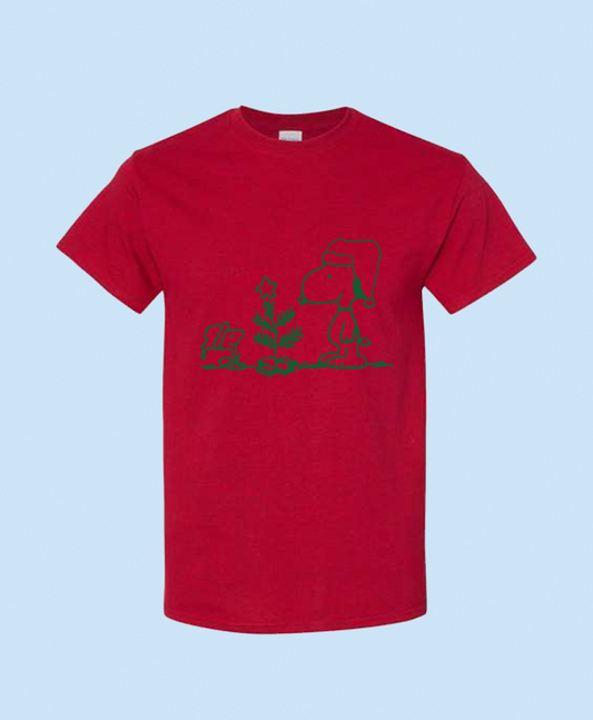 Christmas Snoopy & Woodstock Unisex T-Shirt