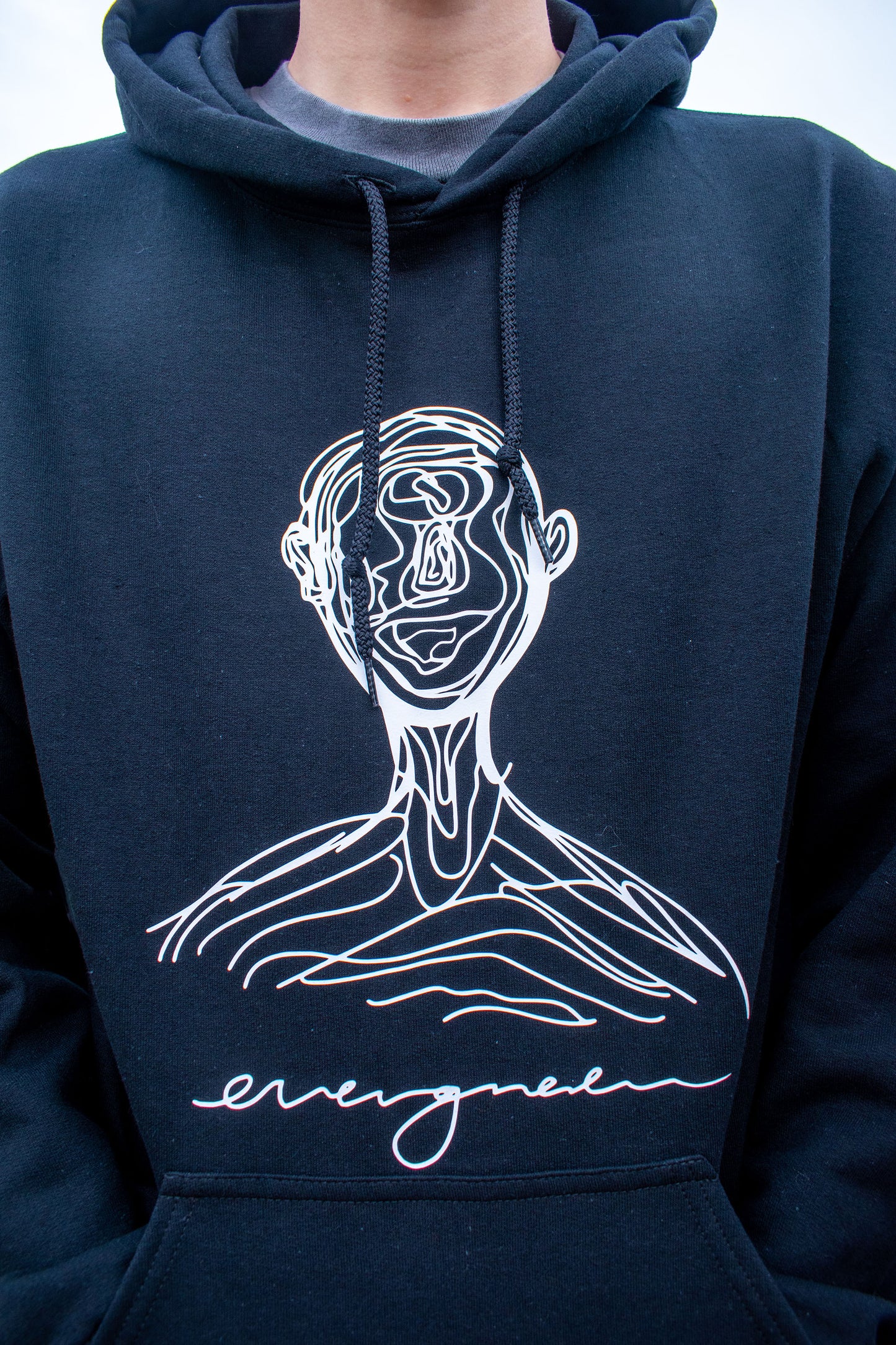 Evergreen Black Hoodie